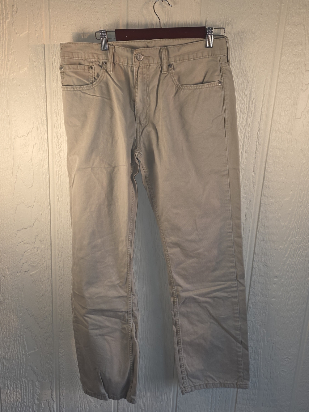 Levi's Men's Khaki Straight-Leg Jeans, Size 33 X 34